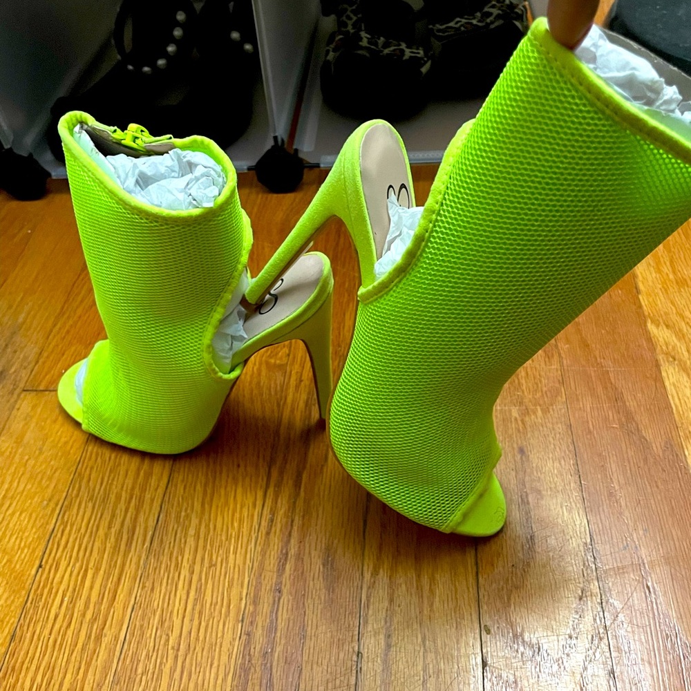 Lime Green Heels